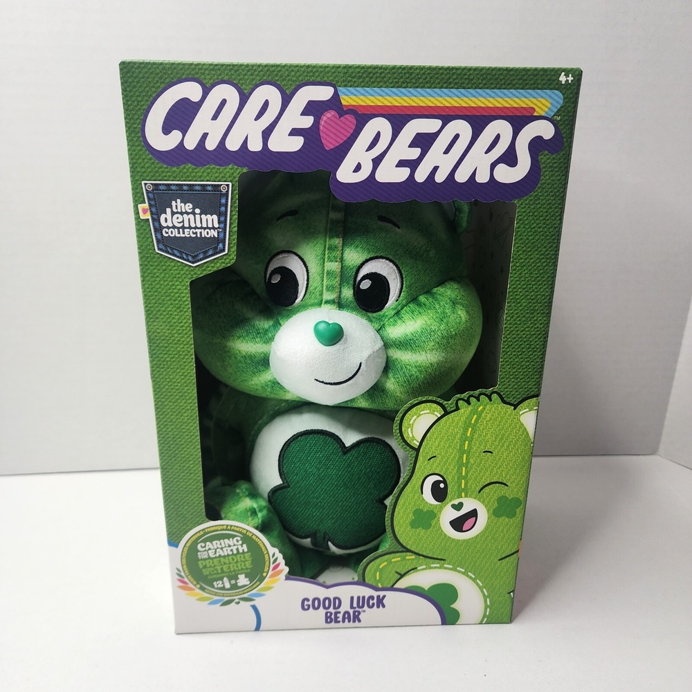 Care Bear "Good Luck Bear" The Denim Collection (HTF) Made From Recycled Materia